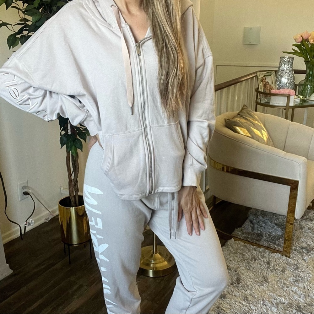 Calvin Klein Performance Sweatsuit Tracksuit Matching Set Hoodie Joggers Comfy L